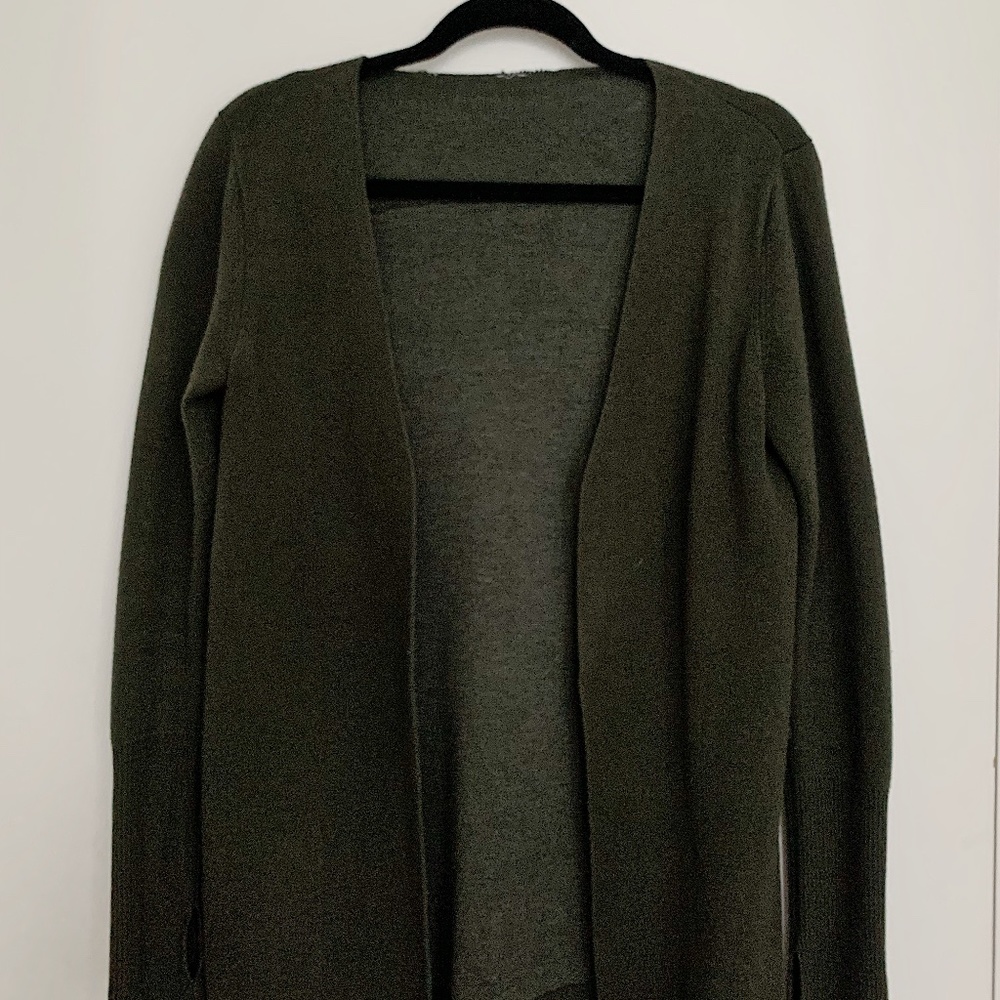 Forest Green Lululemon Cardigan